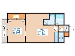 avec西町の物件間取画像